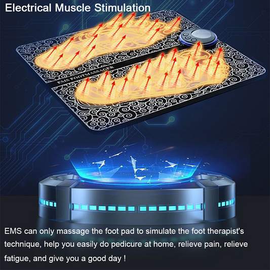 Electric EMS Foot Massager Pad, a portable and foldable massage mat