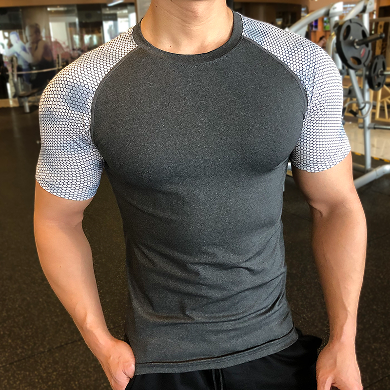Maximize Your Workout with Men's Compression T-Shirt - Short Sleeve Athletic Sport Tees for Gym, Running, and Fitness