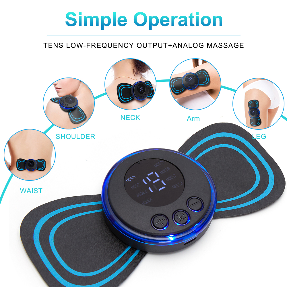 The LCD Display EMS Neck Stretcher Electric Massager