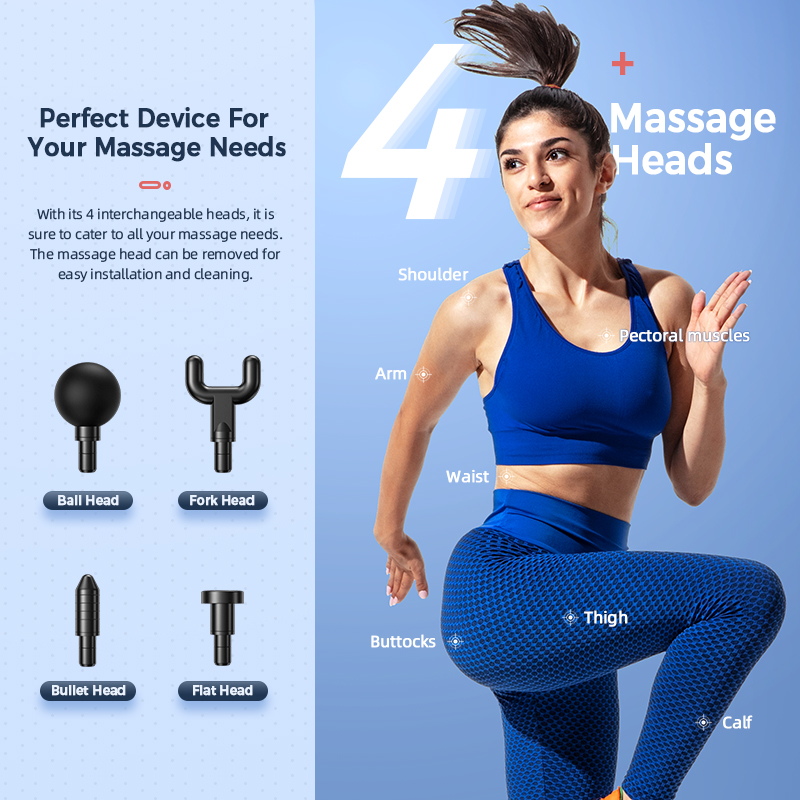 Portable Fascia Vibration Massage Gun
