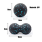 Relieve Muscle Pain with High-Density Peanut Massage Ball - Perfect for Fitness, Yoga, and Myofascial Release